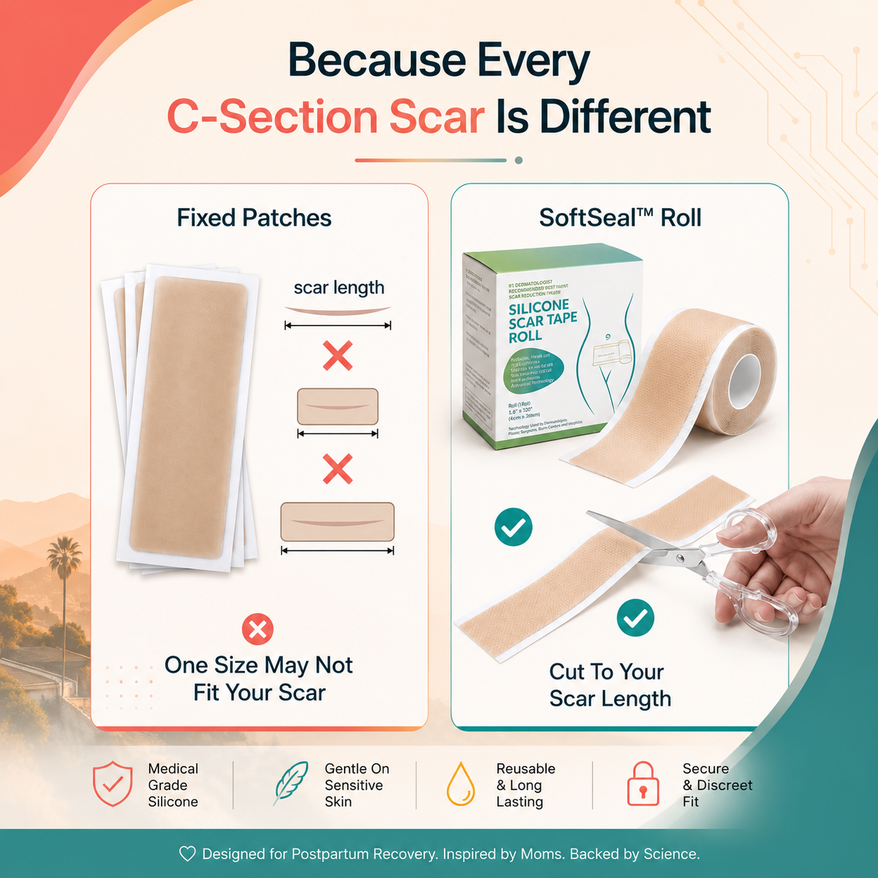 SoftSeal™ Silicone Recovery Layer